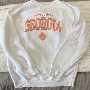 White Georgia Sweatshirt